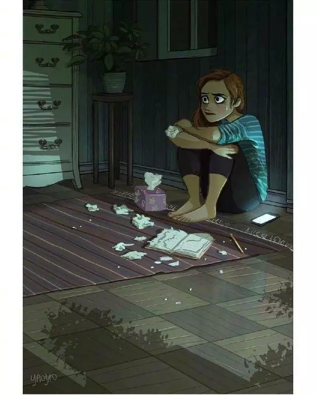 心理測試:你認為哪個女孩最悲傷?測你這些年受過多少委屈?