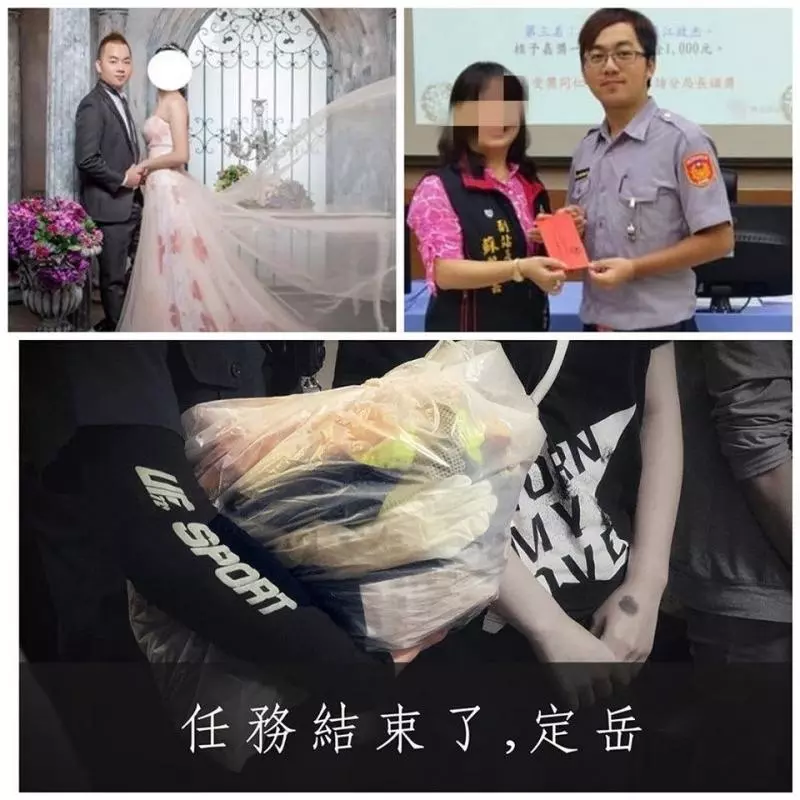 才剛拍完婚紗!勇警一路從汐止➙基隆追酒駕騎士不慎撞安全島殉職 同仁淚:任務結束了!