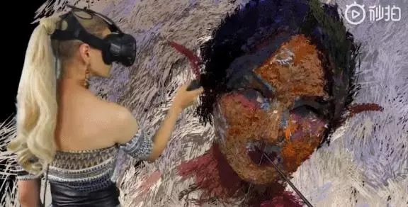 法國小姐姐用VR作畫,酷炫驚艷,還驚動了羅浮宮