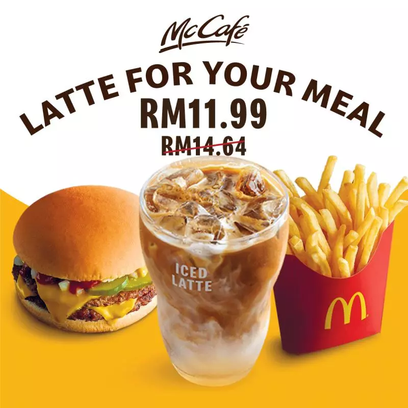 還便宜過Kopitiam的咖啡!McCafe 現磨咖啡 – Iced Latte☕竟然只需RM1.99!