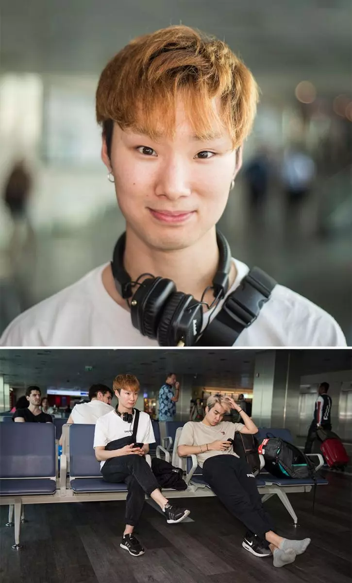 他天天在機場拍攝「各國最獨特的旅客」!一見到「蒙古清新氣質女孩」眾人戀愛:東方臉孔真美❤