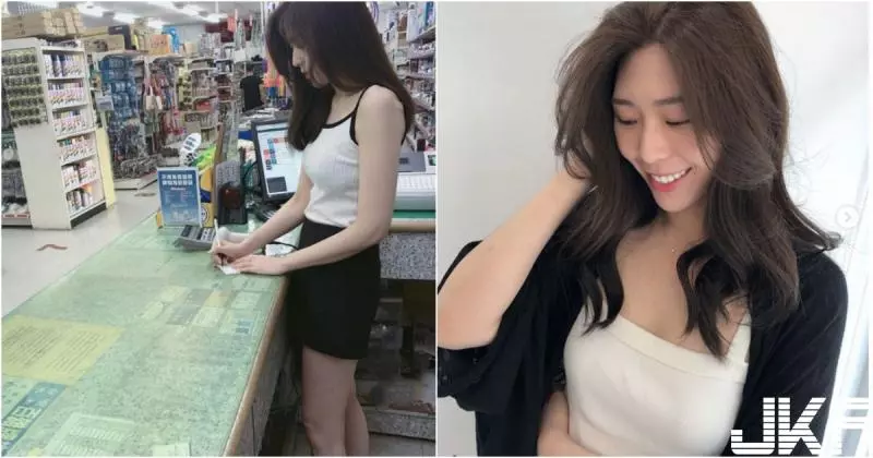 超正雜貨店「美腿老闆娘」出沒!原來是遠航「正妹空姐」啊!