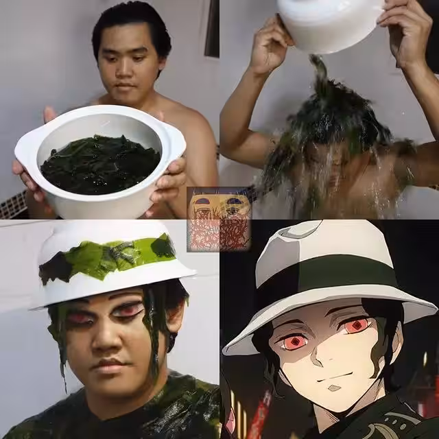 泰國低成本COS小哥的鬼滅之刃系列,炭治郎神還原,無慘太秀了