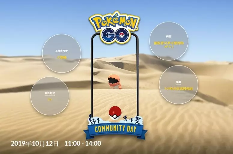 Pokemon GO 10月社群日主角----大顎蟻,預計 10 月 12 日登場!