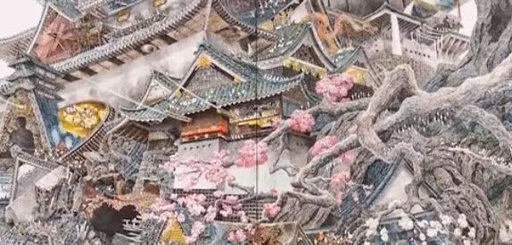 這個日本大神,畫出了超牛鋼筆畫,每天幾萬筆,連畫一千多天,細節精細極致