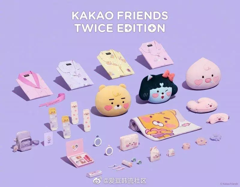 [TWICE][新聞]191014 TWICE與KAKAO FRIENDS合作….同名限量商品19日國內外同步上市！