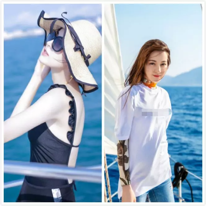 兩位新疆美女「同曬遊艇照」!熱巴演繹陽光美少女,另一側娜扎穿露背泳裝大秀迷人身材,網友:晃到我的眼睛了!