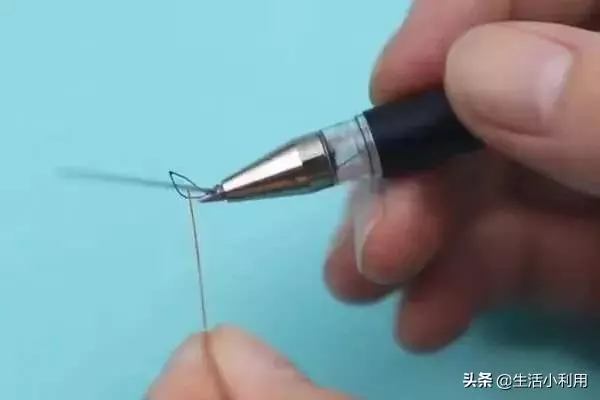 縫衣服穿針困難怎麼辦?只需一支筆,方法又快又准很實用