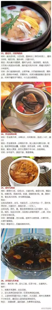 30個湯，爭取都煲一次！趕緊收了！​​​​