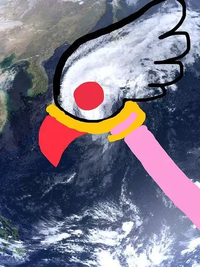 史上最強颱風吹襲日本,卻成了網友們惡搞的對象