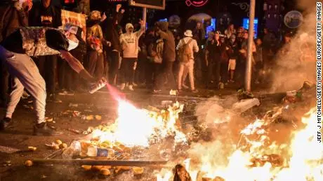 Hong Kong: West paying price for backing riots