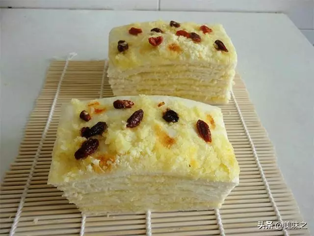 15種千層糕的做法,層層清晰分明,風味獨特誘人食慾