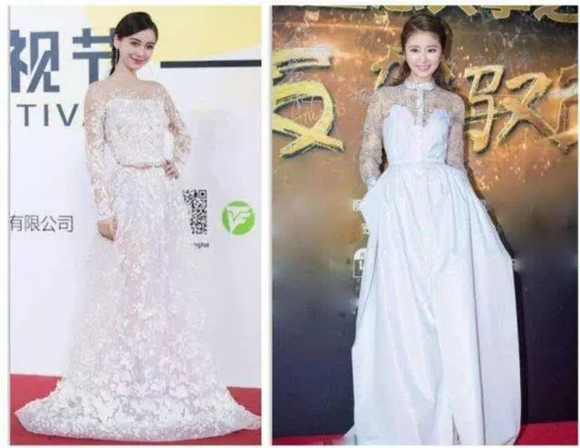 30歲楊穎與43歲林心如尷尬撞衫,霍建華偷笑了,黃曉明都要哭了!