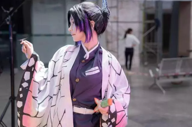 《鬼滅之刃》神還原的Cosplay胡蝶忍,看到真人瞬間心動了