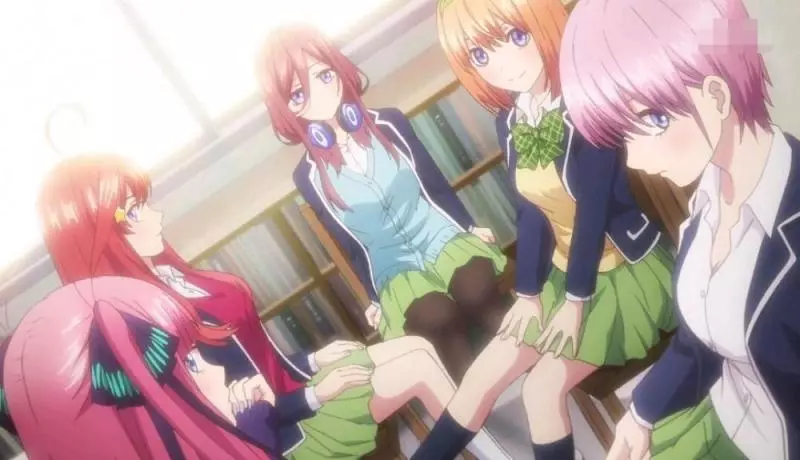 五等分的新娘:三玖吻了風太郎後,還要繼續,後面不敢畫了