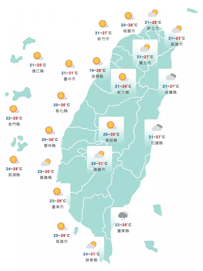 北部東北部今雲多偶飄雨 低溫19度要防寒 | 生活新聞 | 生活
