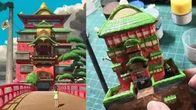 宮崎駿動畫被奶爸搬到現實,房子比手指還小,30萬粉絲每日在線催更