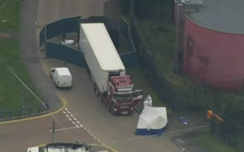 英冷凍貨車屍體案 39死者屬中國人