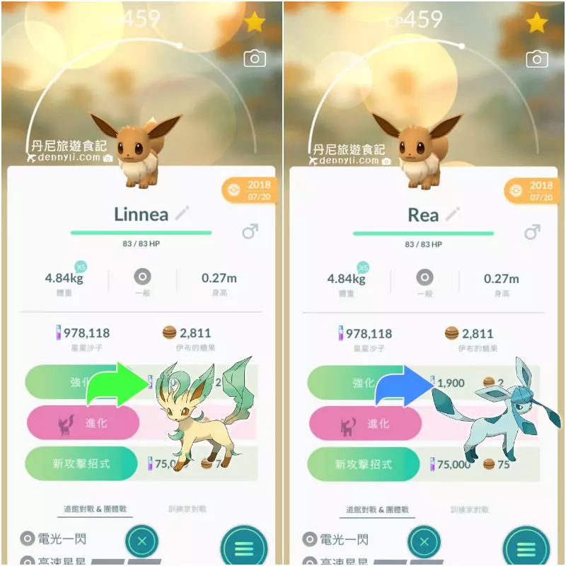 【Pokemon Go】葉伊布與冰伊布,如何進化與實戰