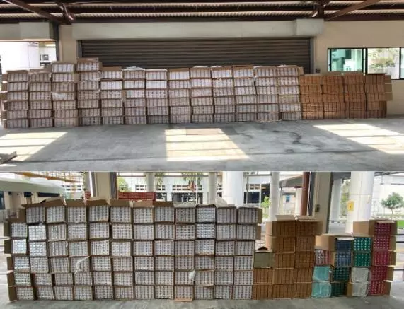 2卡車偷載1萬條漏稅煙 先後4小時關卡被截查