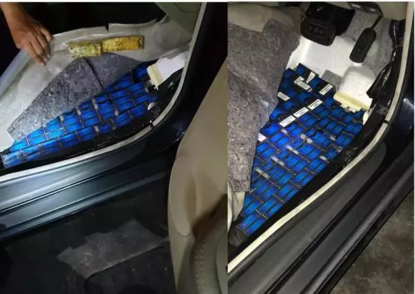 轎車防撞杆 油箱 無處不藏 獅城ICA一周破3宗香菸走私案