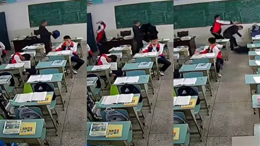 影/男國三生不滿管教!持磚狠砸老師頭部