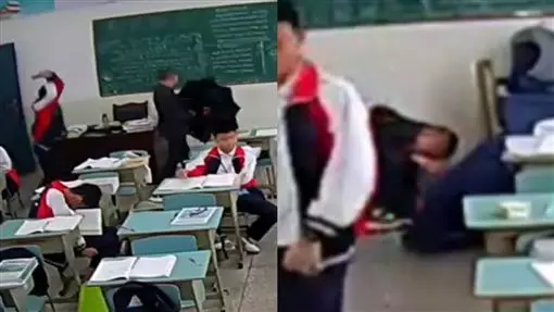 影/男國三生不滿管教!持磚狠砸老師頭部