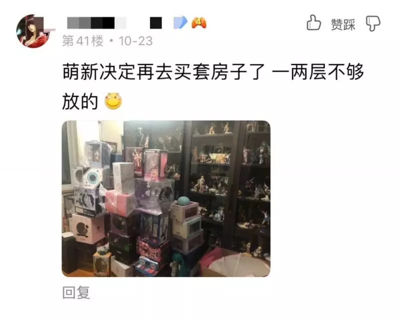 宅男對手辦有多痴迷?入坑1月塞滿櫃子,最後那位是礦裡有家