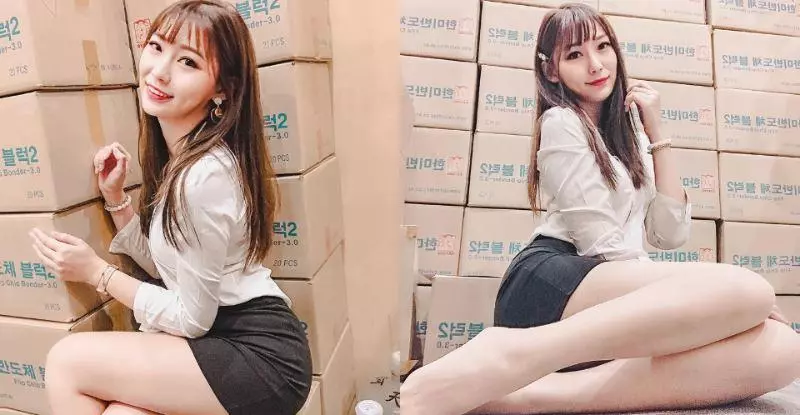 躲在倉庫的OL!酒窩正妹「薇娜 Verna」