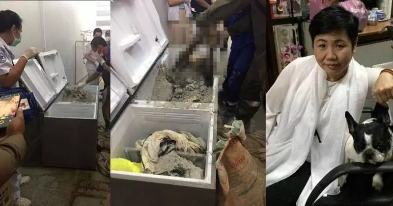 泰女富豪失蹤多日 遭「水泥封屍」自家冰櫃