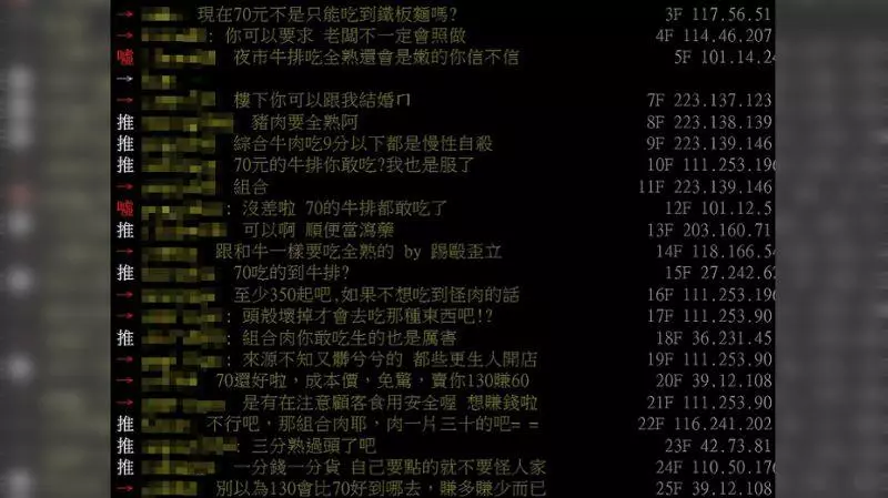 夜市牛排吃幾分熟? 行家1句話網驚:吃錯20年!
