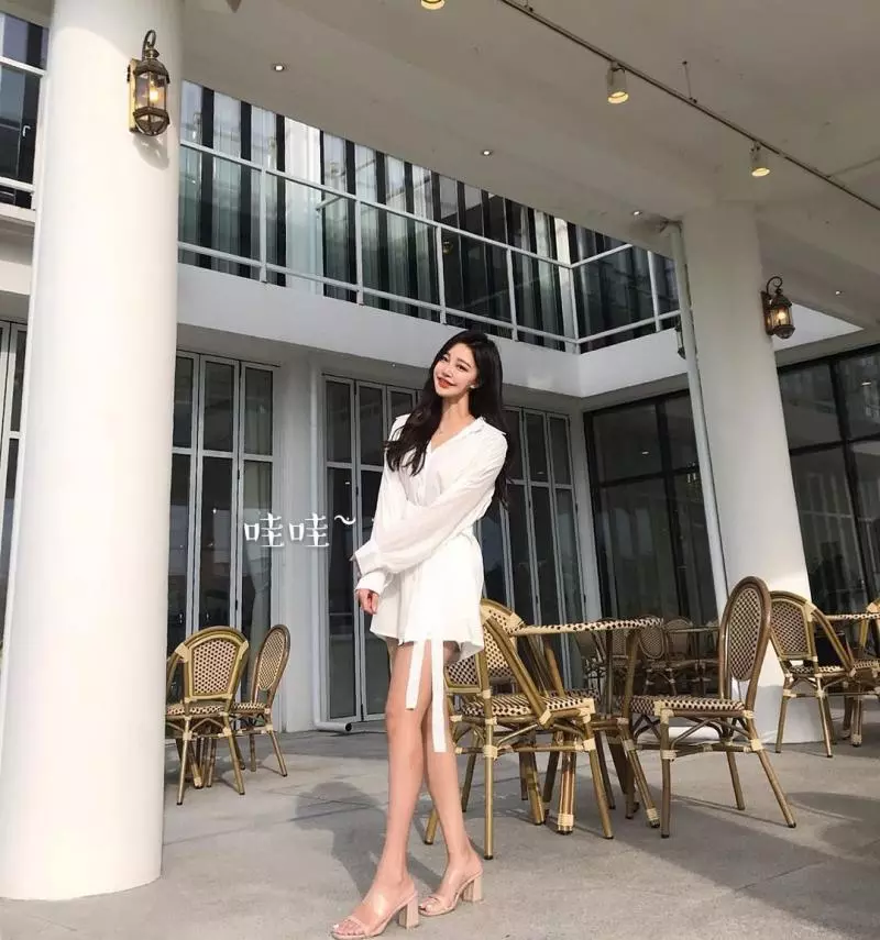 腿長到逆天超火辣的MIN 迷倒了不少網友,真的美跪了~~