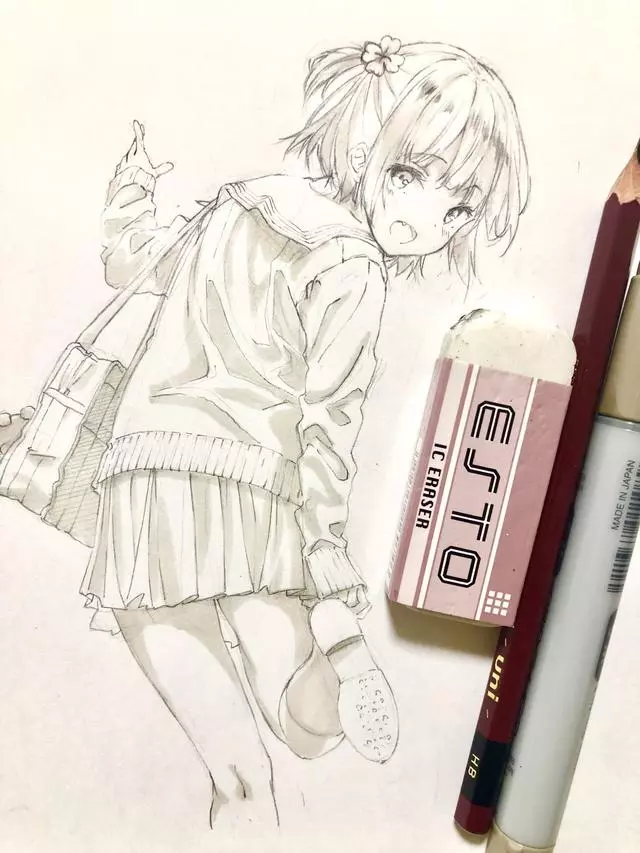 只畫萌少女是不夠的,日本畫師刪掉之前的作品,開始苦練基本功