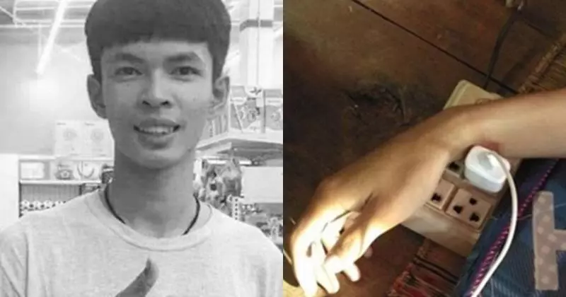 手機充電玩游戲 泰少年觸電身亡