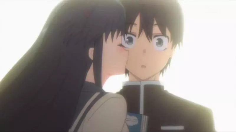 喜歡本大爺的竟然就你一個動畫:男主角看錯人,醜女脫衣秒變美女