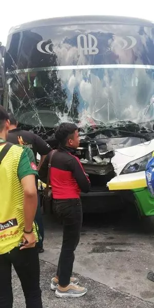 赴隆觀看馬足杯決賽 吉打支持者巴士遇車禍