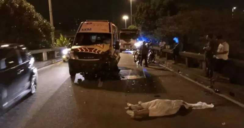 疑闖入反方向車道 摩哆與救護車相撞釀1死