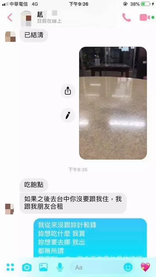 女生抱怨男友為了2千提分手,男方無奈公開兩人對話後...網一面倒怒喊:裝什麼可憐