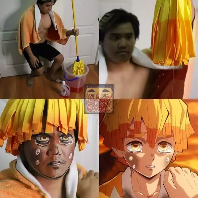 Cosplay的創意來自民間,伊之助的童年模樣真萌