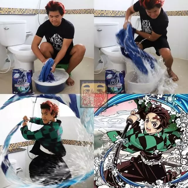 Cosplay的創意來自民間,伊之助的童年模樣真萌