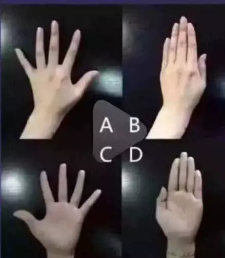 現在伸出你的手,對照看看你屬於哪種類型的性格?