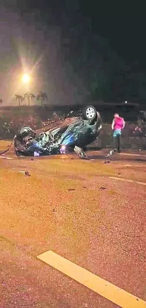 凌晨開車吃宵夜 學院生撞分界堤喪命
