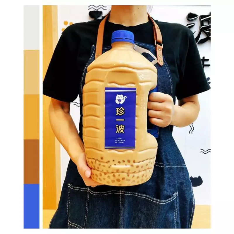 超狂「5公升巨無霸珍奶」台灣也喝得到!每天限量販售「30分鐘內喝光光」店家大方送禮:太佛心了